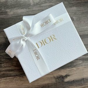 Dior box with ribbon
